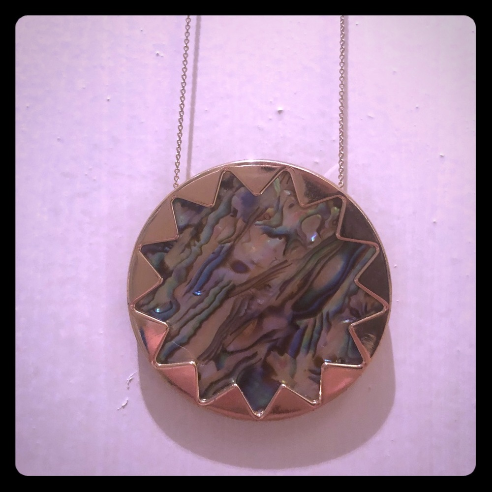 House of Harlow tie dye necklace